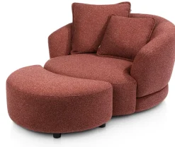 XOOON Cervos, poef/hocker bij fauteuil draaibaar groot