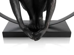 New XOOON Circle Lady beeld H54cm in de kleur Zwart - COCOmaison