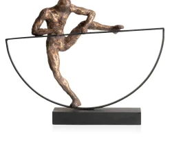 Best XOOON Climbing beeld (H33cm) in de kleur Goud - COCOmaison