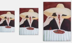 Best XOOON COCOmaison, Allegra wand doek - 70x100cm