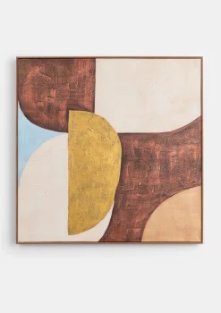 Discount XOOON COCOmaison, Annabel schilderij 80x80cm - Multikleur