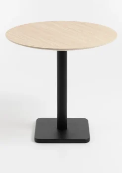 Sale XOOON COCOmaison, Brest bistrotafel Travertine D80cm - zwart