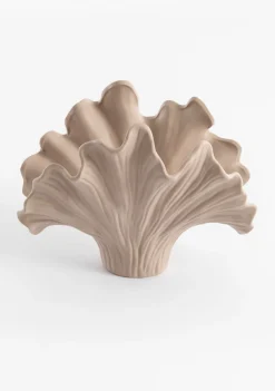 Best XOOON COCOmaison, Coral vaas H26cm - Grijs