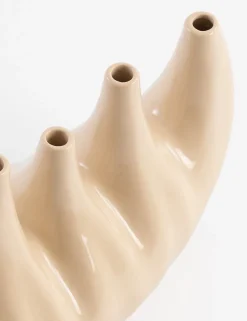 Clearance XOOON COCOmaison, Elien vaas H24cm - Beige