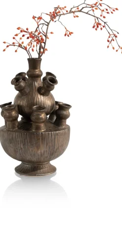 Online XOOON COCOmaison, Golden Tulip vaas H39cm - Goud