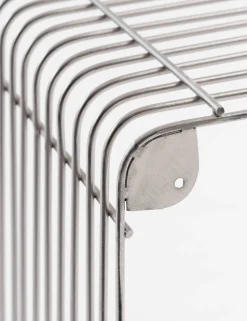 Best XOOON COCOmaison, Gus set van 2 wandrekken H35-40cm - Zilver