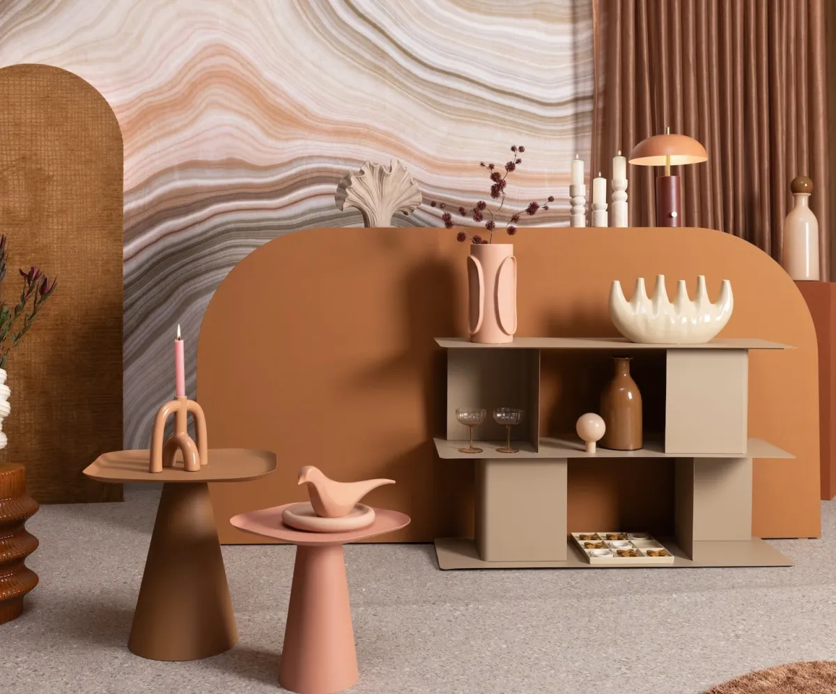 Best XOOON COCOmaison, Leah bijzettafel H50cm - Bruin