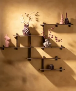 Hot XOOON COCOmaison, Pine kandelaar H12cm - Bruin