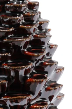 Hot XOOON COCOmaison, Pine kandelaar H12cm - Bruin