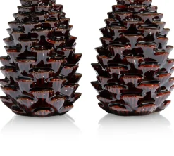 Discount XOOON COCOmaison, Pine kandelaar H15cm - Bruin