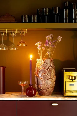 Discount XOOON COCOmaison, Pomegranate kandelaar H12cm - Bordeaux