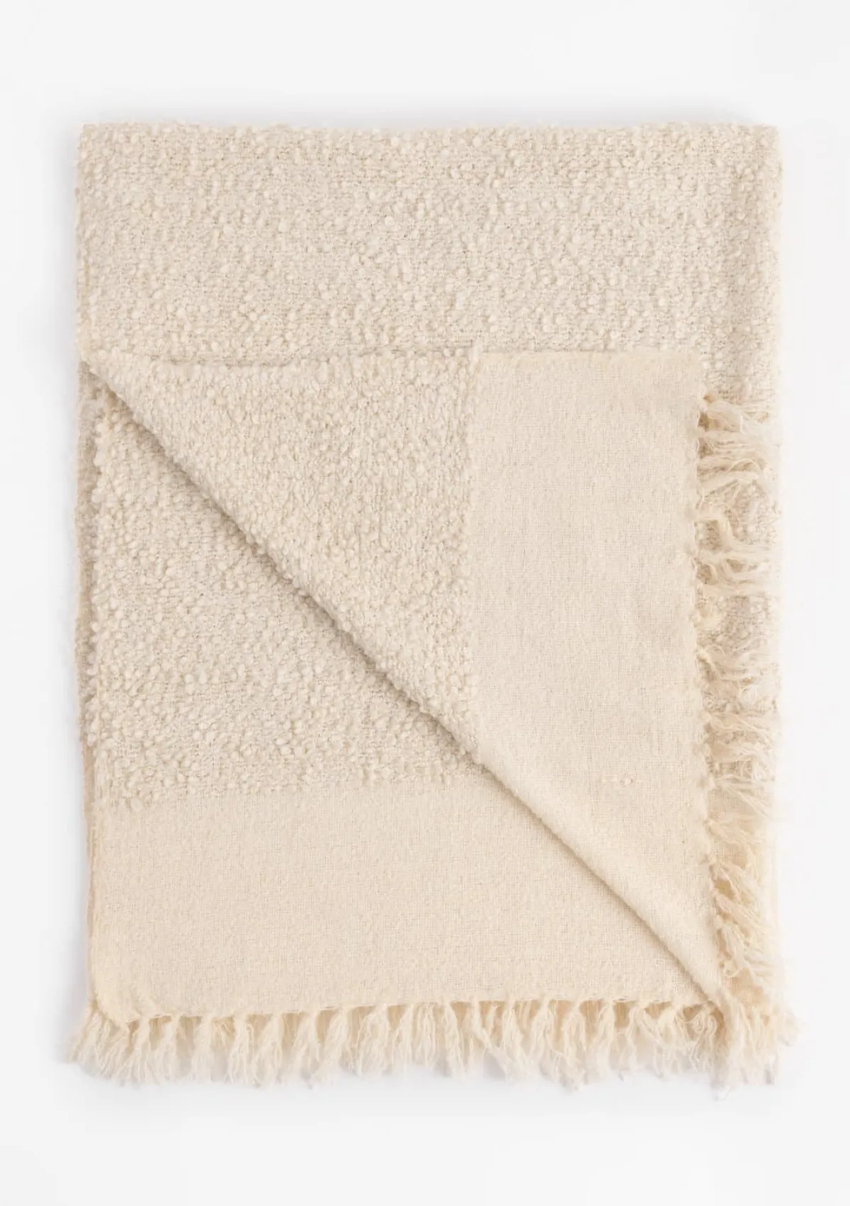 Best XOOON COCOmaison, Snow plaid 130x170cm - Wit