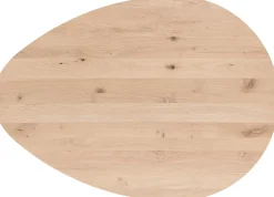 Discount XOOON COSENZA bartafel 160 x 115 cm (h: 92 cm) - naturel eiken