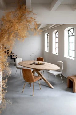 New XOOON Cosenza eetkamertafel 210 x 120 cm in de kleur Naturel -