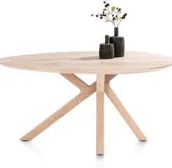 Discount XOOON COSENZA eetkamertafel 160 x 115 cm - naturel eiken
