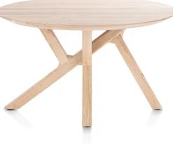 Sale XOOON COSENZA eetkamertafel rond 130 cm - naturel eiken