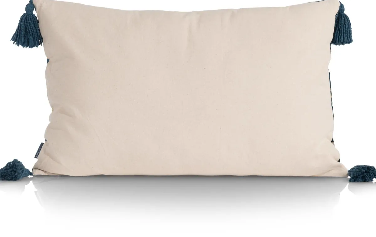Clearance XOOON Daisy kussen 40x60cm in kleur Blauw shop je bij COCOmaison