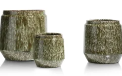 Outlet XOOON Dalila pot H36cm in de kleur Groen - COCOmaison