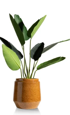 Online XOOON Dalila pot H28cm in de kleur Bruin - COCOmaison