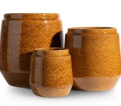 Hot XOOON Dalila pot H36cm in de kleur Bruin - COCOmaison