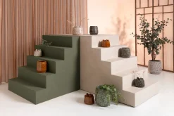 Clearance XOOON Dalila pot H28cm in de kleur Zwart - COCOmaison