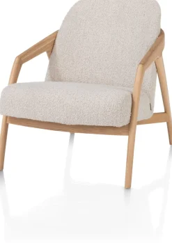 Online XOOON Dante fauteuil gestoffeerd in de kleur Crème -