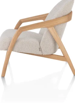 Online XOOON Dante fauteuil gestoffeerd in de kleur Crème -