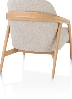 Online XOOON Dante fauteuil gestoffeerd in de kleur Crème -