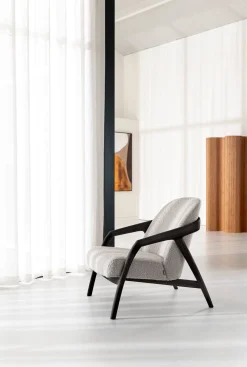 XOOON Dante fauteuil in stof Brioni in de kleur Crème -