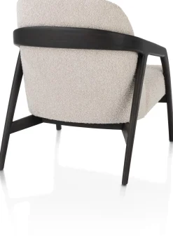 XOOON Dante fauteuil in stof Brioni in de kleur Crème -