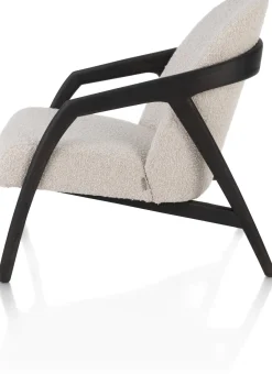 XOOON Dante fauteuil in stof Brioni in de kleur Crème -