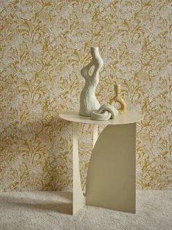 Online XOOON Debra abstracte vaas creme wit H32cm - COCOmaison