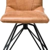 XOOON Design eetkamerstoel "MAC" - Cognac -