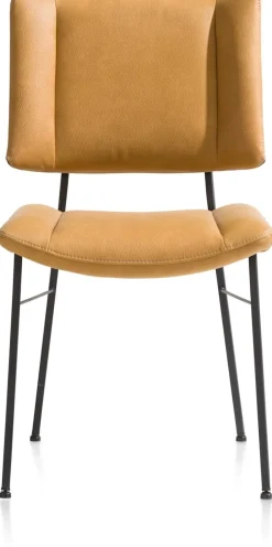 Hot XOOON Design eetkamerstoel "TATUM" - Okergeel -