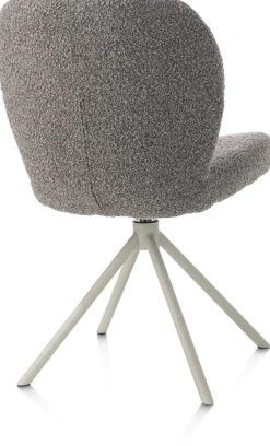 Clearance XOOON Eetkamerstoel Jaxon (draaibaar) in de kleur Lever -