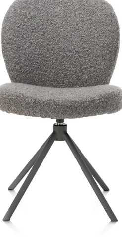 XOOON Eetkamerstoel Jaxon (draaibaar) in de kleur Lever -