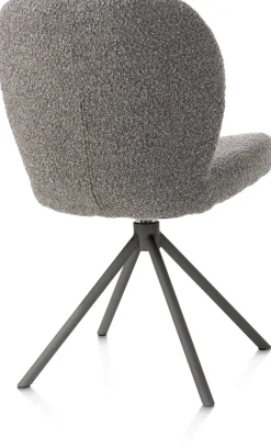 XOOON Eetkamerstoel Jaxon (draaibaar) in de kleur Lever -