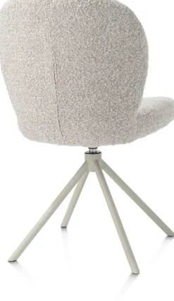 New XOOON Eetkamerstoel Jaxon (draaibaar) in de kleur Kiezel -