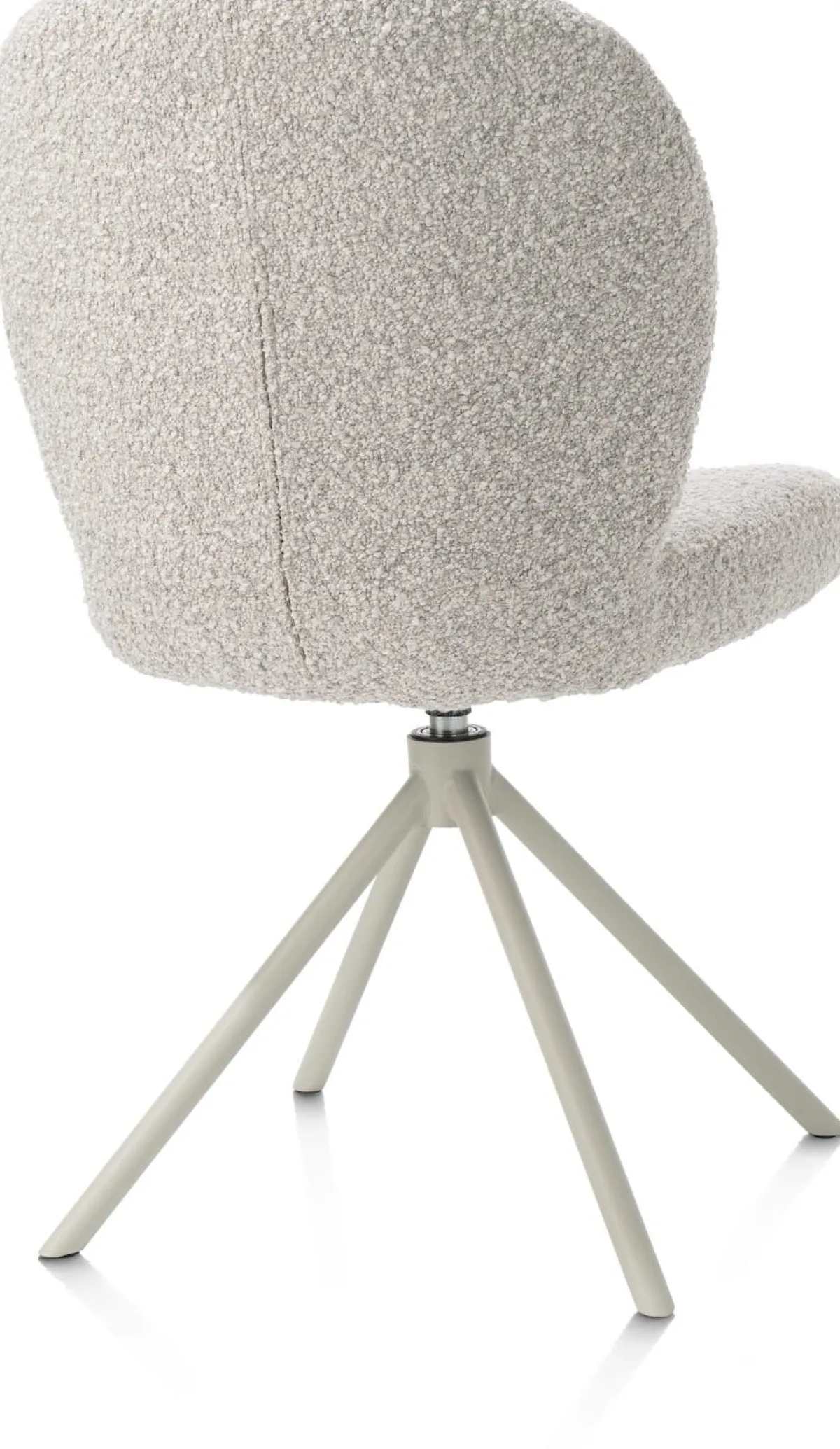 New XOOON Eetkamerstoel Jaxon (draaibaar) in de kleur Kiezel -