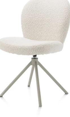 Outlet XOOON Eetkamerstoel Jaxon (draaibaar) in de kleur Ivoor -