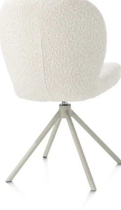 Outlet XOOON Eetkamerstoel Jaxon (draaibaar) in de kleur Ivoor -