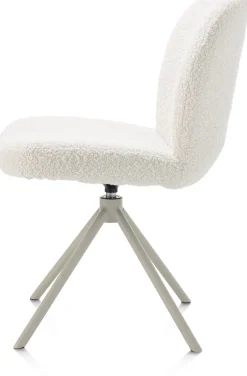 Outlet XOOON Eetkamerstoel Jaxon (draaibaar) in de kleur Ivoor -