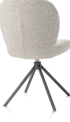 Online XOOON Eetkamerstoel Jaxon (draaibaar) in de kleur Kiezel -