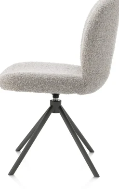 Online XOOON Eetkamerstoel Jaxon (draaibaar) in de kleur Kiezel -