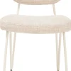 Online XOOON Eetkamerstoel June met frame in de kleur Crème -