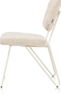 Online XOOON Eetkamerstoel June met frame in de kleur Crème -