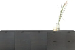 Outlet XOOON Elements 3-deurs eikenfineer dressoir met lades 240cm