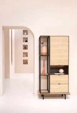 XOOON ELEMENTS platform 100 cm. incl. 2 metalen poten - 100 cm