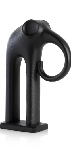 Online XOOON Elly beeld H30cm in de kleur Zwart - COCOmaison
