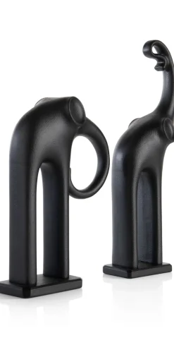 Online XOOON Elly beeld H30cm in de kleur Zwart - COCOmaison